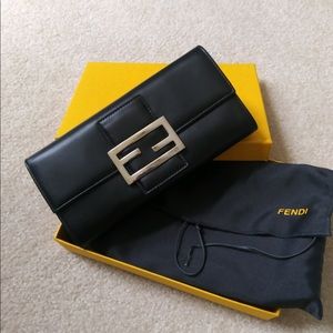 Fendi wallet purse FF logo
